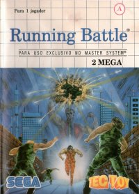 Running Battle PAL Sega Master System  box art